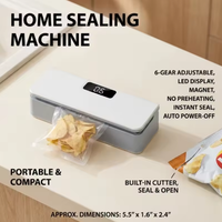 FreshSeal™ - Mini Sellador Térmico Magnético Digital Recargable